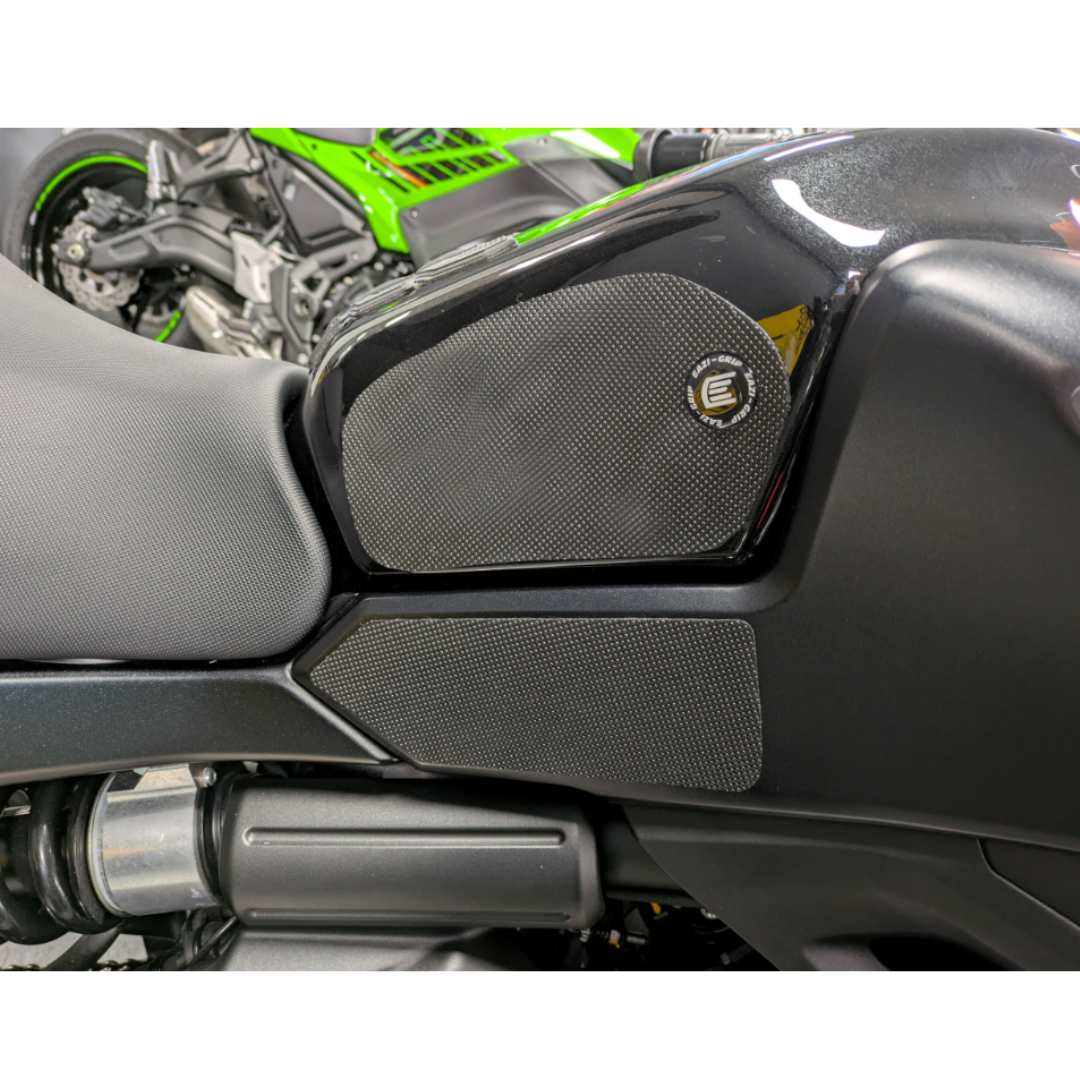 Eazi-Grip Kawasaki Versys 650 2022-2026 Black Tank Grips