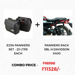 Harley Davidson X440 | E23N PANNIERS + PANNIER RACK