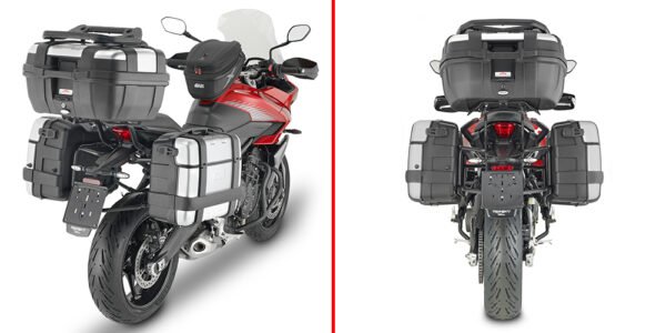 GIVI TRK33PACK2 33L TREKKER MONOKEY PANNIER SET - SILVER - Image 3