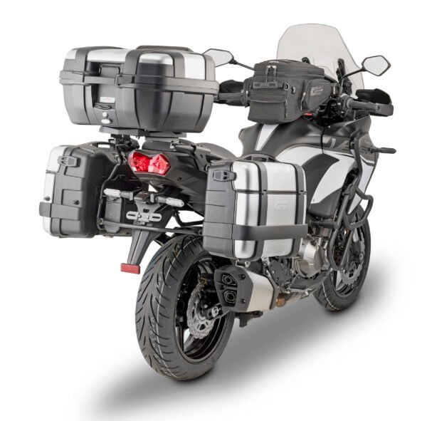 GIVI TRK33PACK2 33L TREKKER MONOKEY PANNIER SET - SILVER - Image 4