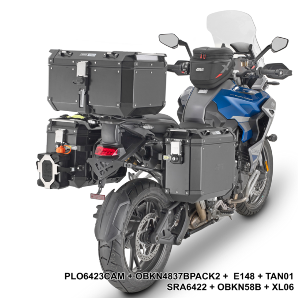 Givi SRA6422 Triumph Tiger 1200 GT Aluminum Rear Rack Specific for Monokey Top Case