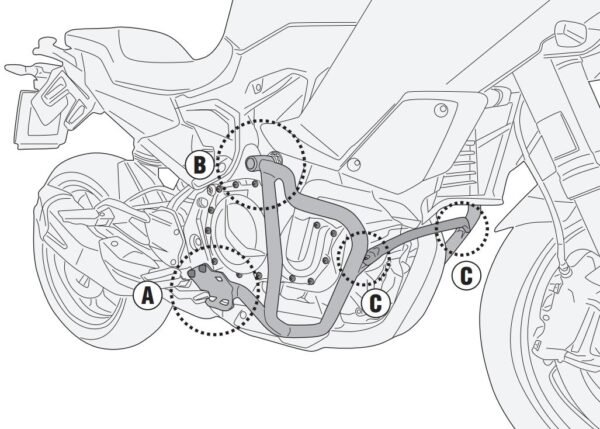 GIVI TN5137 - ENGINE GUARD- BMW F 900 XR / R - Image 3