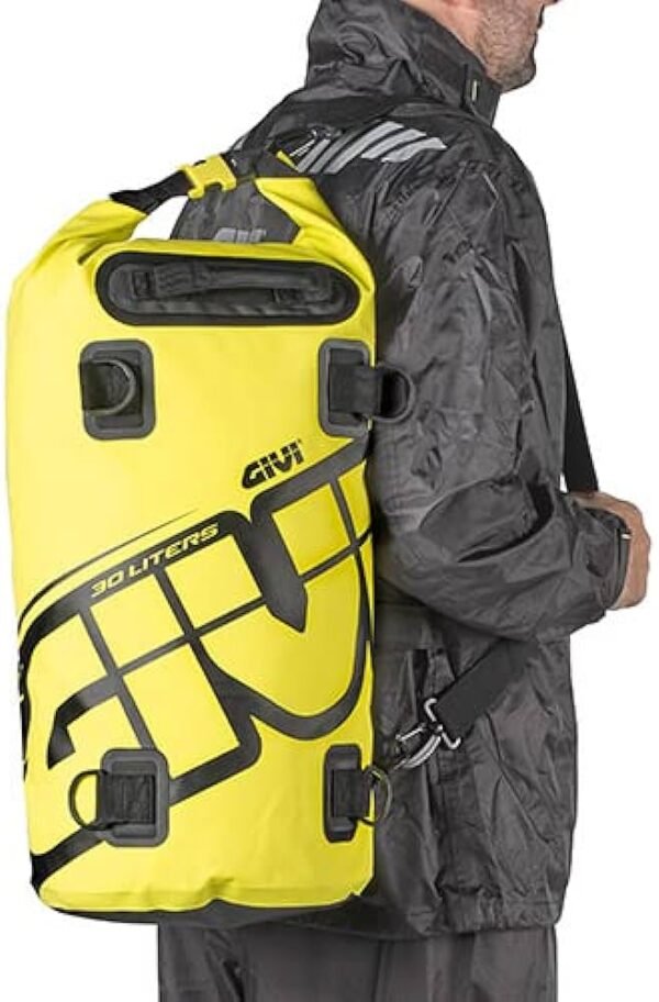 GIVI EA114FL - 30L WATERPROOF TAIL BAG - FLUROSCENT - Image 2