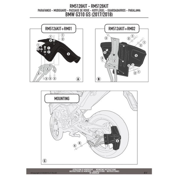 rm5126kit givi istruzione montaggio paraspruzzi rm02 4 RM5126KIT