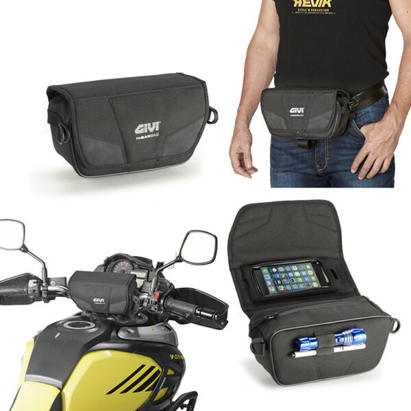 GIVI T516 - UNIVERSAL HANDLEBAR POUCH WITH MOBILE COMPARTMENT - Image 3