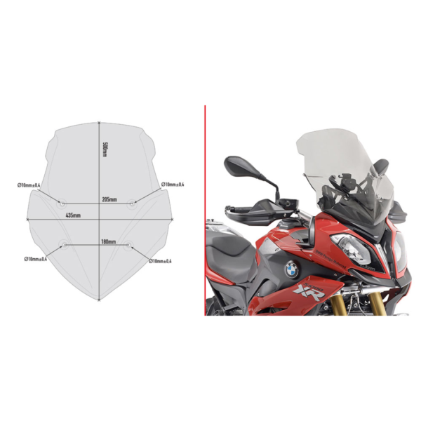 Givi D5119S - Windscreen for BMW S1000XR 2015-19