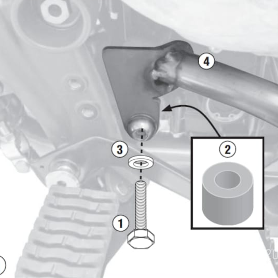 GIVI TN6401AKIT Specific kit to Install The engine guards TN6401A / TN6409 on Tiger 800 / Tiger 800 XC / Tiger XR (11)