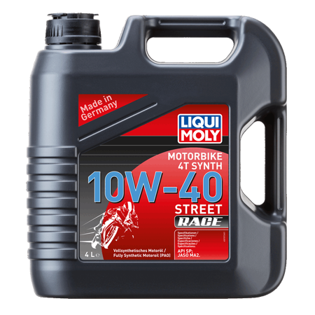 Motorbike 4T Synth 10W-40 Street Race -1L | LIQUI MOLY 1 Motorbike 4T Synth 10W-40 Street Race