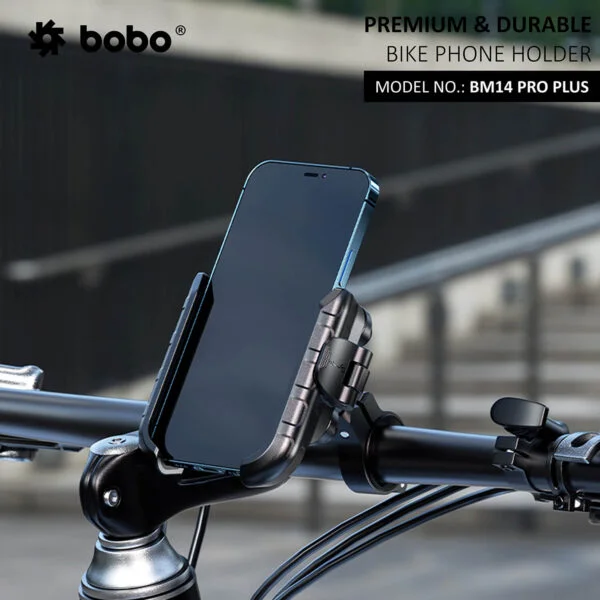 BOBO BM14 PRO PLUS Anti-Vibration Bike Phone Holder with Quick Release 4 BOBO BM14 PRO PLUS PHONE HOLDER