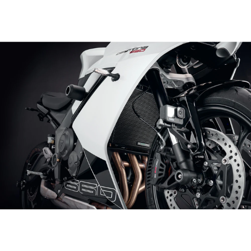 Evotech Radiator Guard For Triumph Daytona 660 (2024+) 2 Evotech Radiator Guard For Triumph Daytona 660 (2024+) - Image 2
