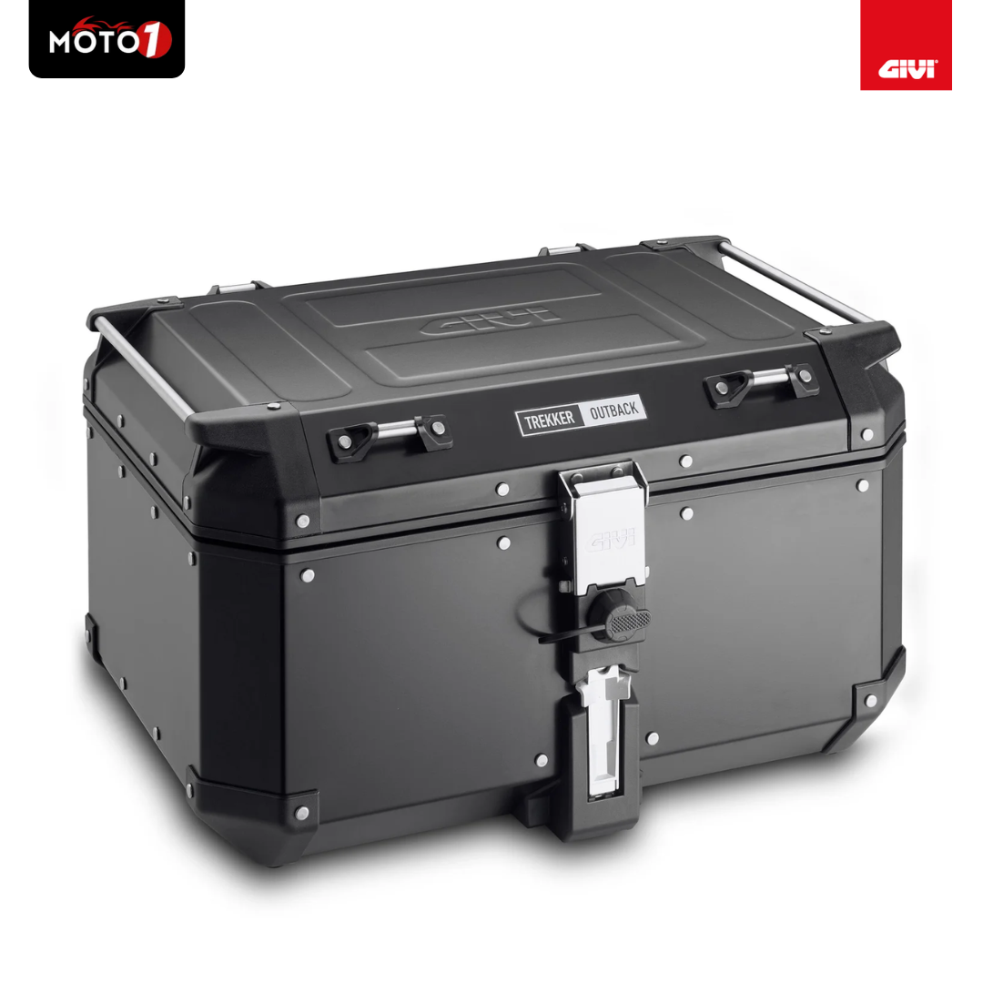 58L MONOKEY® TOPCASE - TREKKER OUTBACK - BALCK 1 GIVI Aluminum Top box OBKN58B