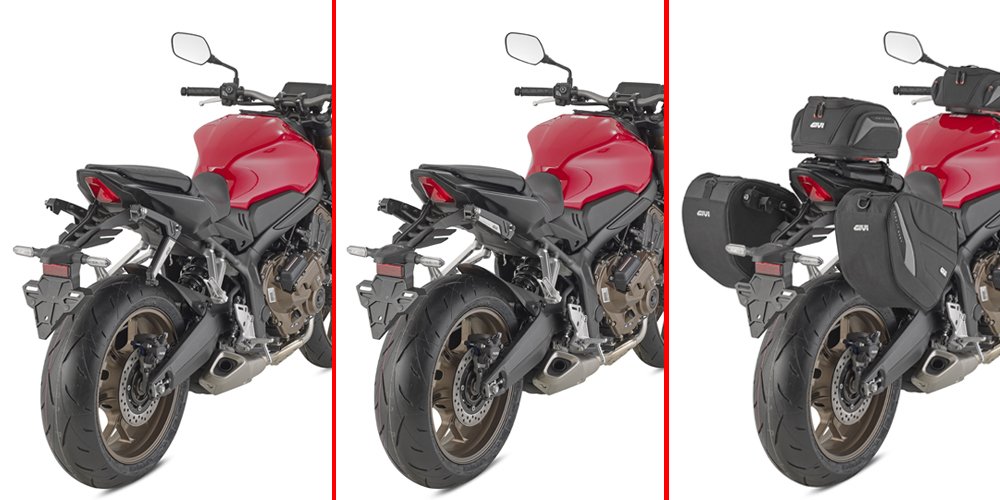 GIVI STL1208 - Pair of specific retractable Stealth holders cbr 650 r (e-clutch) 1 GIVI STL1208 - Pair of specific retractable Stealth holders cbr 650 r (e-clutch)