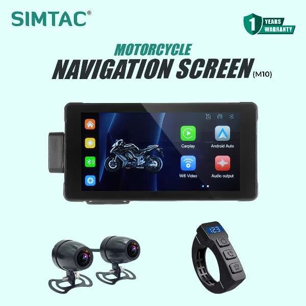Simtac M10D Motorcycle Navigation System - Simtac 1 Simtac M10D Motorcycle Navigation System - Simtac
